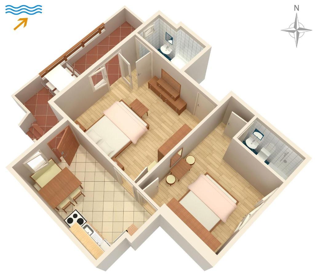 Apartment Supetarska Draga - Donja 5030A Eksteriør billede